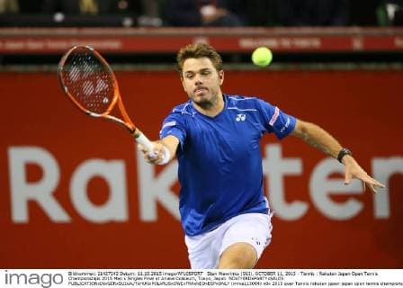 Stan Wawrinka (SUI), OCTOBER 11, 2015 - Tennis : Rakuten Japan Open Tennis Championships 2015 Men s Singles Final at Ariake Coliseum, Tokyo, Japan. NOxTHIRDxPARTYxSALES.  (mrva115004)