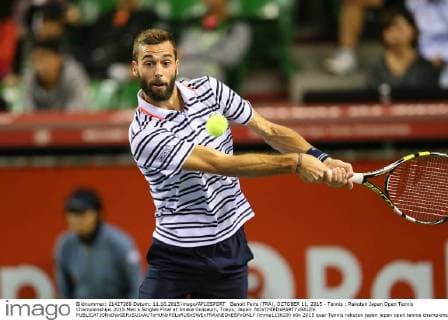 Benoit Paire (FRA), OCTOBER 11, 2015 - Tennis : Rakuten Japan Open Tennis Championships 2015 Men s Singles Final at Ariake Coliseum, Tokyo, Japan. NOxTHIRDxPARTYxSALES.  (mrva115029)