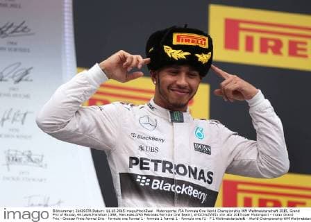 Motorsports: FIA Formula One World Championship WM Weltmeisterschaft 2015, Grand Prix of Russia, 44 Lewis Hamilton (GBR, Mercedes AMG Petronas Formula One Team), xHOCHxZWEIx