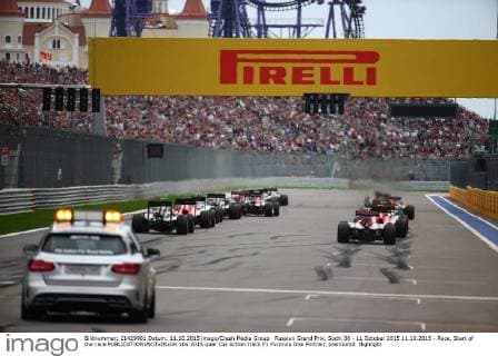 Russian Grand Prix, Sochi 08 - 11 October 2015 11.10.2015 - Race, Start of the race 