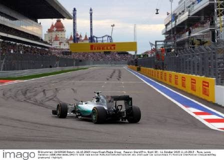 Russian Grand Prix, Sochi 08 - 11 October 2015 11.10.2015 - Race, Lewis Hamilton (GBR) Mercedes AMG F1 W06 race winner 