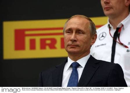 Russian Grand Prix, Sochi 08 - 11 October 2015 11.10.2015 - Race, Vladimir Putin (RUS) Russian Federation President 