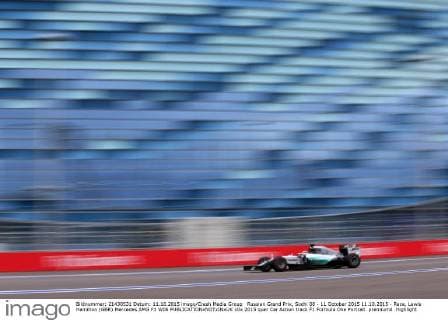 Russian Grand Prix, Sochi 08 - 11 October 2015 11.10.2015 - Race, Lewis Hamilton (GBR) Mercedes AMG F1 W06 