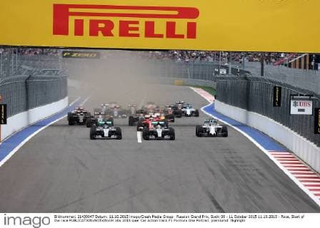 Russian Grand Prix, Sochi 08 - 11 October 2015 11.10.2015 - Race, Start of the race 
