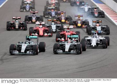 Russian Grand Prix, Sochi 08 - 11 October 2015 11.10.2015 - Race, Start of the race 