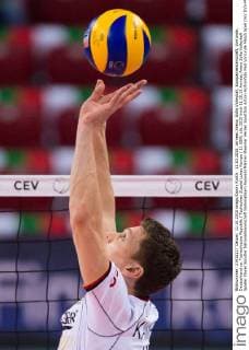 11.10.2015, Armeec Arena, Sofia Volleyball, Europameisterschaft, Vorrunde, Deutschland vs. Tschechische Republik Tschechien Zuspiel Lukas Kampa ( 11 GER)