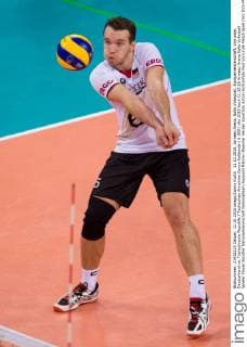 11.10.2015, Armeec Arena, Sofia Volleyball, Europameisterschaft, Vorrunde, Deutschland vs. Tschechische Republik Tschechien Annahme Denys Kaliberda ( 6 GER)