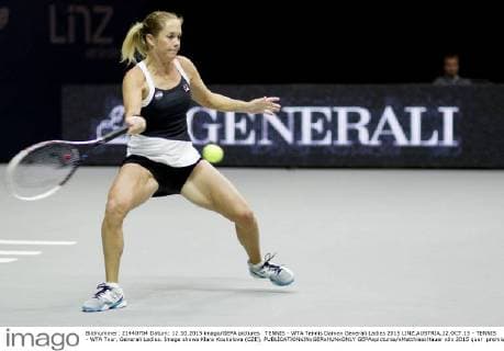 TENNIS - WTA Tennis Damen Generali Ladies 2015 LINZ,AUSTRIA,12.OCT.15 - TENNIS - WTA Tour, Generali Ladies. Image shows Klara Koukalova (CZE). GEPAxpictures xMatthiasxHauer