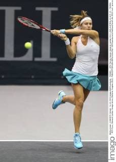 TENNIS - WTA Tennis Damen Generali Ladies 2015 LINZ,AUSTRIA,12.OCT.15 - TENNIS - WTA Tour, Generali Ladies. Image shows Stefanie Voegele (SUI). GEPAxpictures xMathiasxMandl