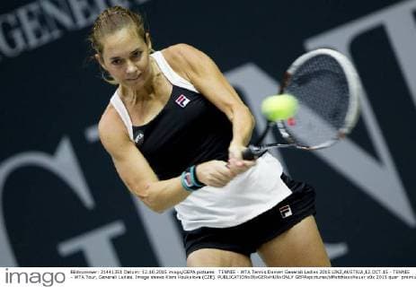 TENNIS - WTA Tennis Damen Generali Ladies 2015 LINZ,AUSTRIA,12.OCT.15 - TENNIS - WTA Tour, Generali Ladies. Image shows Klara Koukalova (CZE). GEPAxpictures xMatthiasxHauer