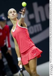 TENNIS - WTA Tennis Damen Generali Ladies 2015 LINZ,AUSTRIA,12.OCT.15 - TENNIS - WTA Tour, Generali Ladies. Image shows Aleksandra Krunic (SRB). GEPAxpictures xMatthiasxHauer