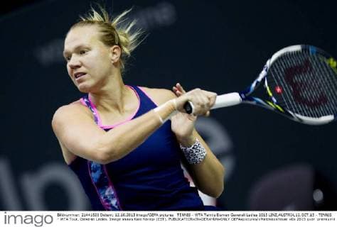 TENNIS - WTA Tennis Damen Generali Ladies 2015 LINZ,AUSTRIA,12.OCT.15 - TENNIS - WTA Tour, Generali Ladies. Image shows Kaia Kanepi (EST). GEPAxpictures xMatthiasxHauer