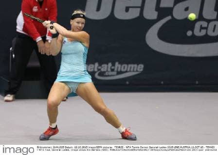 TENNIS - WTA Tennis Damen Generali Ladies 2015 LINZ,AUSTRIA,12.OCT.15 - TENNIS - WTA Tour, Generali Ladies. Image shows Kiki Bertens (NED). GEPAxpictures xMathiasxMandl