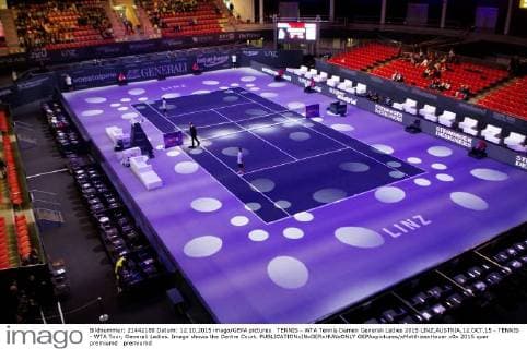 TENNIS - WTA Tennis Damen Generali Ladies 2015 LINZ,AUSTRIA,12.OCT.15 - TENNIS - WTA Tour, Generali Ladies. Image shows the Centre Court. GEPAxpictures xMatthiasxHauer