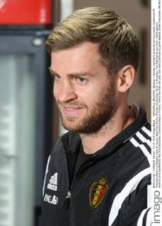- BRUSSELS, BELGIUM: Belgium s Nicolas Lombaerts pictured during a press conference PK Pressekonferenz of Belgian national soccer team Red Devils, Monday 12 October 2015, in Brussels. The Red Devils won their match against Andorra and qualified for the 2016 European Championships in France. Tomorrow they will play their last qualification game against Israel in Brussels. BRUNOxFAHY  x04719176x