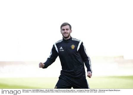 Lombaerts Nicolas FOOTBALL : Entrainement Equipe Belgique - Bruxelles - 12 10 2015 PhotoNews Panoramic 