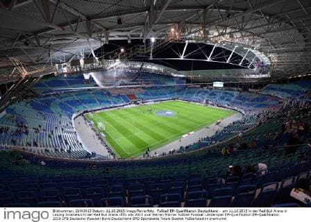 Fußball EM-Qualifikation Deutschland - am 11.10.2015 in der Red Bull Arena in Leipzig Innenansicht der Red Bull Arena xTTx