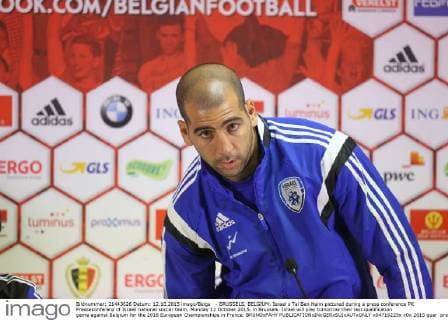 - BRUSSELS, BELGIUM: Israel s Tal Ben Haim pictured during a press conference PK Pressekonferenz of Israeli national soccer team, Monday 12 October 2015, in Brussels. Israel will play tomorrow their last qualification game against Belgium for the 2016 European Championships in France. BRUNOxFAHY  x04719229x