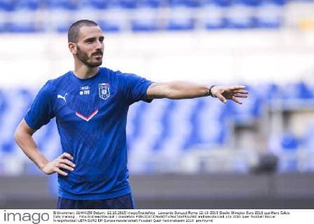 Leonardo Bonucci Roma 12-10-2015 Stadio Olimpico Euro 2016 qualifiers Calcio Italy training . Foto AndreaxStaccioli Insidefoto andreaxstaccioli