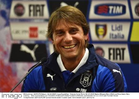 Antonio Conte Roma 12-10-2015 Stadio Olimpico Euro 2016 qualifiers Calcio Italy training . Foto AndreaxStaccioli Insidefoto andreaxstaccioli