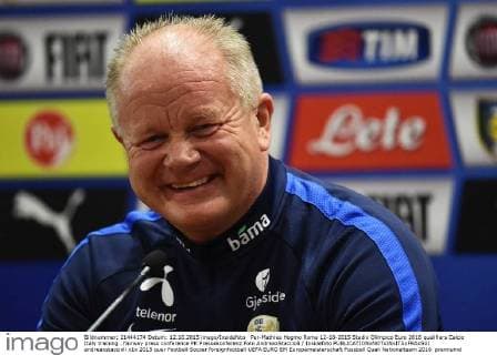 Per-Mathias Hogmo Roma 12-10-2015 Stadio Olimpico Euro 2016 qualifiers Calcio Italy training . Norway press conference PK Pressekonferenz Foto AndreaxStaccioli Insidefoto andreaxstaccioli
