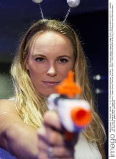 TENNIS - WTA Tennis Damen Generali Ladies 2015 LINZ,AUSTRIA,12.OCT.15 - TENNIS - WTA Tour, Generali Ladies, players party. Image shows Caroline Wozniacki (DEN). GEPAxpictures xMatthiasxHauer