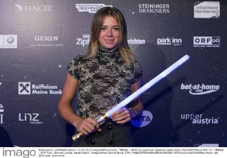 TENNIS - WTA Tennis Damen Generali Ladies 2015 LINZ,AUSTRIA,12.OCT.15 - TENNIS - WTA Tour, Generali Ladies, players party. Image shows Camila Giorgi (ITA). GEPAxpictures xMatthiasxHauer