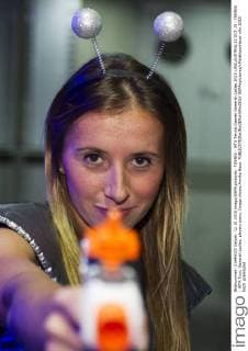 TENNIS - WTA Tennis Damen Generali Ladies 2015 LINZ,AUSTRIA,12.OCT.15 - TENNIS - WTA Tour, Generali Ladies, players party. Image shows Annika Beck. GEPAxpictures xMatthiasxHauer