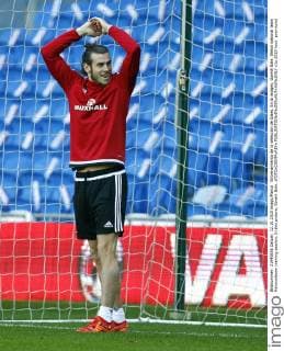 Entrenamiento de la selección de Gales. En la imagen, Gareth Bale. Welsh national team Nationalteam training session. In this picture, Gareth Bale. xFOTOxCHEMAxREYx 