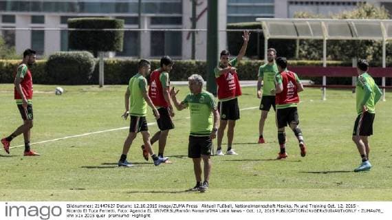 Aktuell Fußball, Nationalmannschaft Mexiko, Pk und Training Oct. 12, 2015 - Ricardo El Tuca Ferretti. Foto: Agencia EL UNIVERSL Ramón Romero JMA Latin News - Oct. 12, 2015  - ZUMAu78_