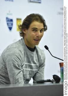 Rafael Nadal of Spain speaks at a press conference PK Pressekonferenz for the 2015 Shanghai Rolex Masters tennis tournament in Shanghai, China, 13 October 2015. Rafael Nadal attends press conference at Shanghai Rolex Masters  20151013_11663