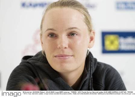 TENNIS - WTA Tennis Damen Generali Ladies 2015 LINZ,AUSTRIA,13.OCT.15 - TENNIS - WTA Tour, Generali Ladies. Image shows Caroline Wozniacki (DEN). GEPAxpictures xMatthiasxHauer