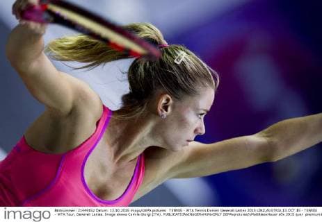 TENNIS - WTA Tennis Damen Generali Ladies 2015 LINZ,AUSTRIA,13.OCT.15 - TENNIS - WTA Tour, Generali Ladies. Image shows Camila Giorgi (ITA). GEPAxpictures xMatthiasxHauer