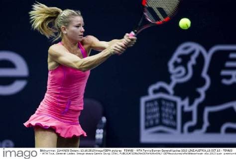 TENNIS - WTA Tennis Damen Generali Ladies 2015 LINZ,AUSTRIA,13.OCT.15 - TENNIS - WTA Tour, Generali Ladies. Image shows Camila Giorgi (ITA). GEPAxpictures xMatthiasxHauer