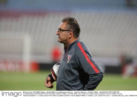 National Stadium, Ta Qali, Malta - 12 10 2015 UEFA EURO EM Europameisterschaft Fussball 2016 European Qualifier Malta v Croatia Ante Cacic coach of Croatia during Croatia s training session at the National Stadium in Ta Qali ahead of the UEFA European Qualifier match against Malta on October 13th, 2015 Ante Cacic - Croatia coach EQ_2016