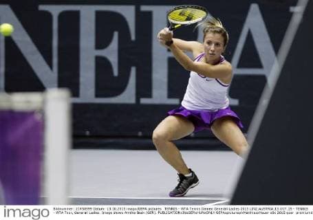 TENNIS - WTA Tennis Damen Generali Ladies 2015 LINZ,AUSTRIA,13.OCT.15 - TENNIS - WTA Tour, Generali Ladies. Image shows Annika Beck (GER). GEPAxpictures xMatthiasxHauer
