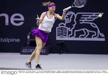 TENNIS - WTA Tennis Damen Generali Ladies 2015 LINZ,AUSTRIA,13.OCT.15 - TENNIS - WTA Tour, Generali Ladies. Image shows Lucie Safarova (CZE). GEPAxpictures xMatthiasxHauer