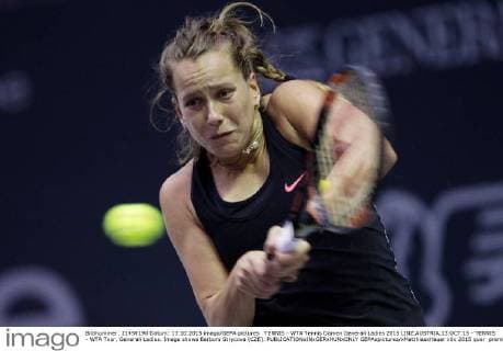 TENNIS - WTA Tennis Damen Generali Ladies 2015 LINZ,AUSTRIA,13.OCT.15 - TENNIS - WTA Tour, Generali Ladies. Image shows Barbora Strycova (CZE). GEPAxpictures xMatthiasxHauer