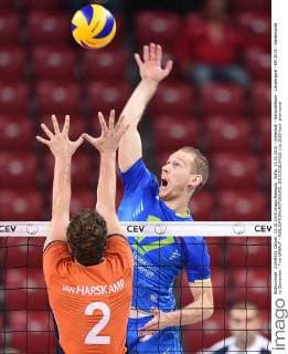 Sofia, 13.10.2015 - Volleyball - Nationalteam - Länderspiel - EM 2015 - Niederlande vs Slowenien - Tine URNAUT -  20151013LUK021