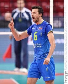 Sofia, 13.10.2015 - Volleyball - Nationalteam - Länderspiel - EM 2015 - Niederlande vs Slowenien - Mitja GASPARINI -  20151013LUK046