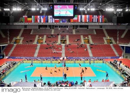 Sofia, 13.10.2015 - Volleyball - Nationalteam - Länderspiel - EM 2015 - Arena Armeec - Bulgarien - 