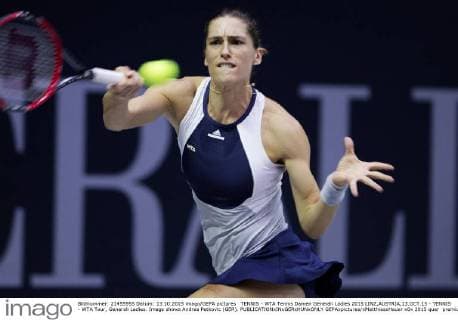 TENNIS - WTA Tennis Damen Generali Ladies 2015 LINZ,AUSTRIA,13.OCT.15 - TENNIS - WTA Tour, Generali Ladies. Image shows Andrea Petkovic (GER). GEPAxpictures xMatthiasxHauer