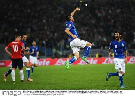 Alessandro Florenzi Italia Goal celebration 1-1 Rom, Quali, Euro 2016 Italy - Norway andreaxstaccioli