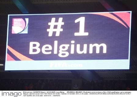 - BRUSSELS, BELGIUM: Illustration picture shows a Euro 2016 qualification game between Belgian national soccer team Red Devils and Israel, Tuesday 13 October 2015, in Brussels. VIRGINIExLEFOUR  x04720309x