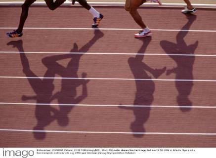 Start 800 meter Herren Neutral fotografiert am 13.08.1996 in Atlanta Olympische Sommerspiele in Atlanta