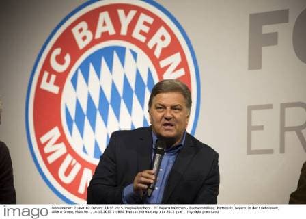 FC Bayern München - Buchvorstellung Mythos FC Bayern in der Erlebniswelt, Allianz Arena, München . 14.10.2015 Im Bild: Markus Hörwick