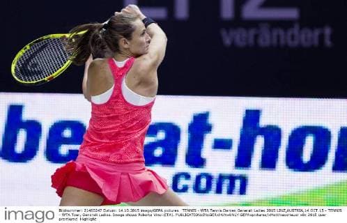 TENNIS - WTA Tennis Damen Generali Ladies 2015 LINZ,AUSTRIA,14.OCT.15 - TENNIS - WTA Tour, Generali Ladies. Image shows Roberta Vinci (ITA). GEPAxpictures xMatthiasxHauer
