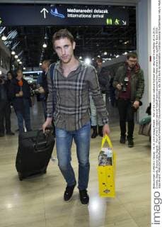 Part of the Croatian national football team returned from Malta 14.10.2015., Croatia, Zagreb, Zracna luka Zagreb - Part of the Croatian national football team returned from Malta where they qualify for Euro 2016. Josip Pivaric.  DavorxPuklavec PIXSELL