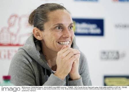 TENNIS - WTA Tennis Damen Generali Ladies 2015 LINZ,AUSTRIA,14.OCT.15 - TENNIS - WTA Tour, Generali Ladies. Image shows Roberta Vinci (ITA). GEPAxpictures xMatthiasxHauer