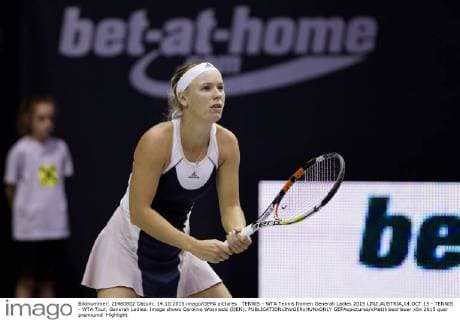 TENNIS - WTA Tennis Damen Generali Ladies 2015 LINZ,AUSTRIA,14.OCT.15 - TENNIS - WTA Tour, Generali Ladies. Image shows Caroline Wozniacki (DEN). GEPAxpictures xMatthiasxHauer